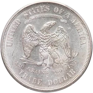 image for: T$1 1874-S CHOP MARK. PCGS MS64