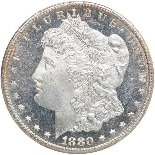 image for: $1 1880/79-S PCGS MS64+ DMPL CAC