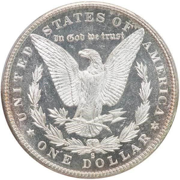 image for: $1 1880/79-S PCGS MS64+ DMPL CAC