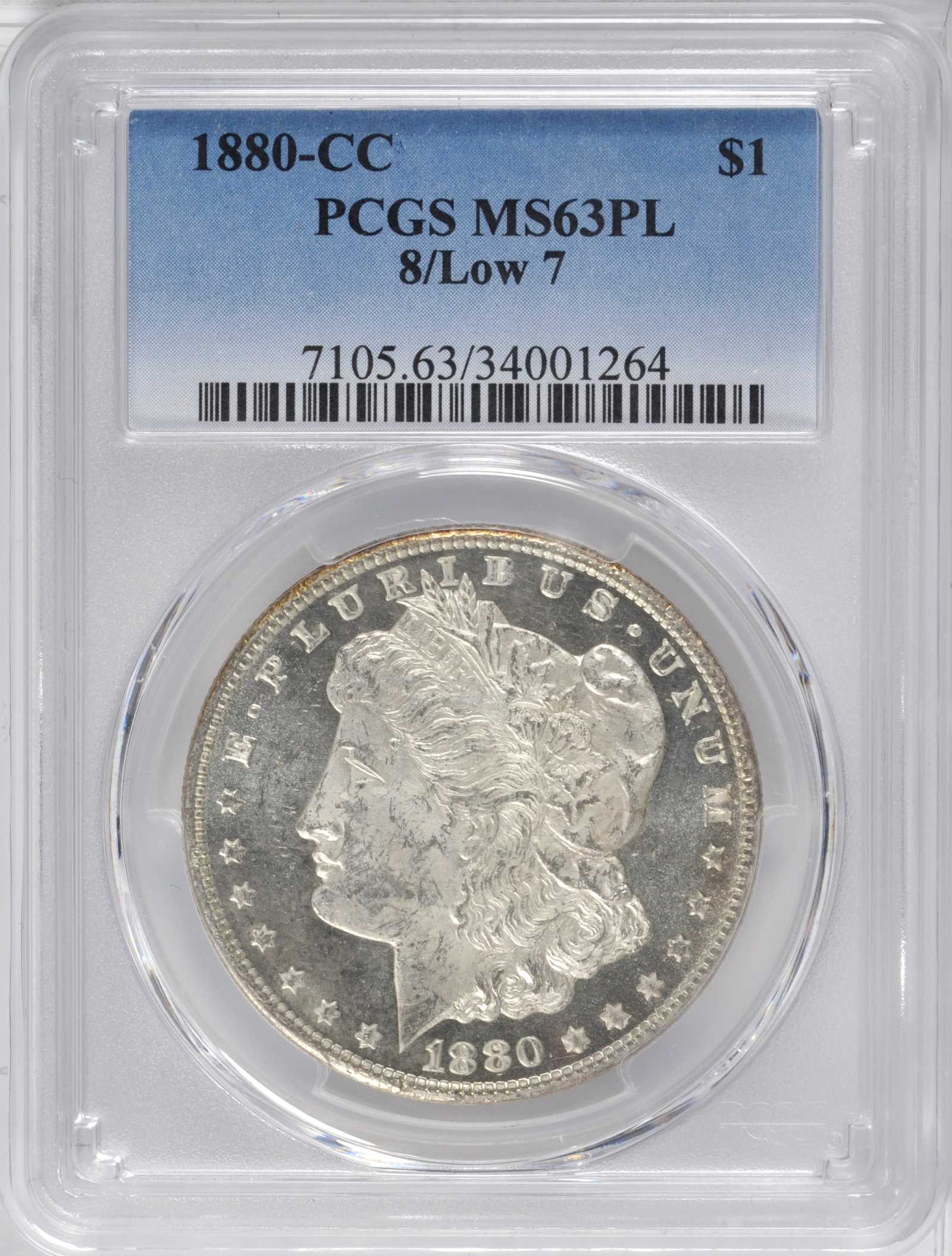 1880-CC $1  8/Low 7 MS PL MS61 PL thumbnail 18