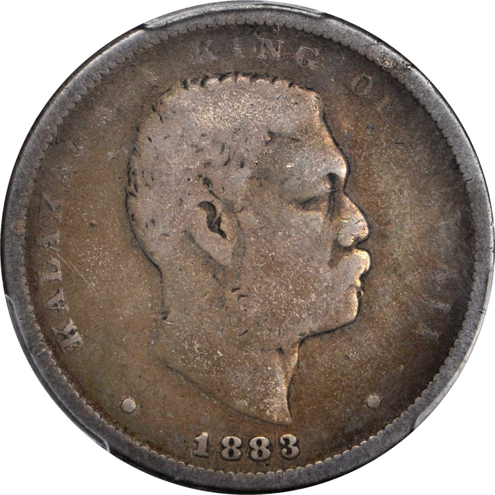 1883 Hawaii Half Dollar. Medcalf-Russell 2CS-4. Good-6 (PCGS).
