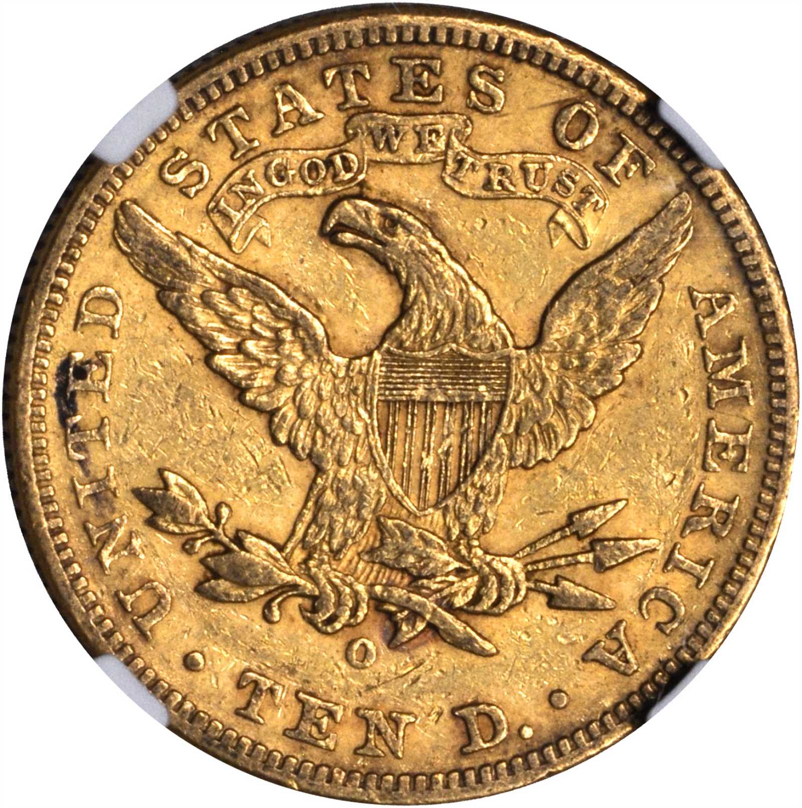 1892-O $10 AU50 thumbnail 6
