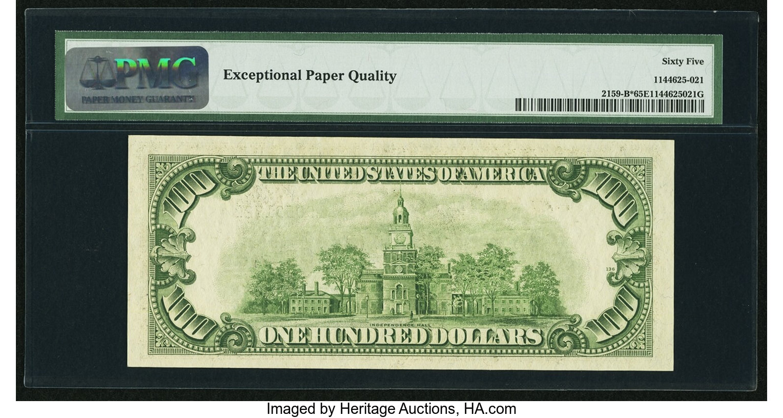 image for: Fr. 2159-B* $100 1950B Federal Reserve Note. PMG Gem Uncirculated 65 EPQ....