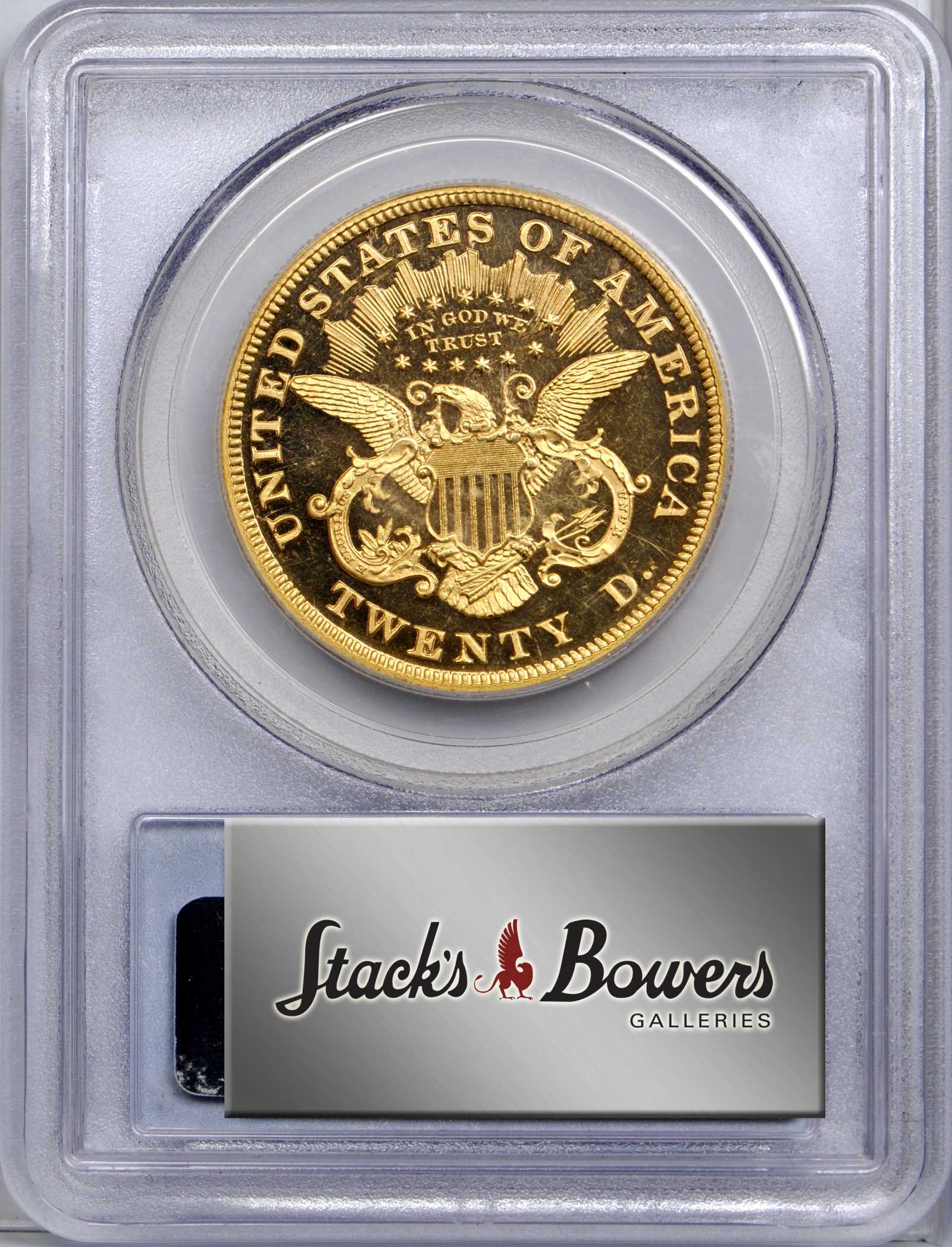 image for: 1873 Liberty Head Double Eagle. Close 3. Proof-63 Deep Cameo (PCGS). CAC.