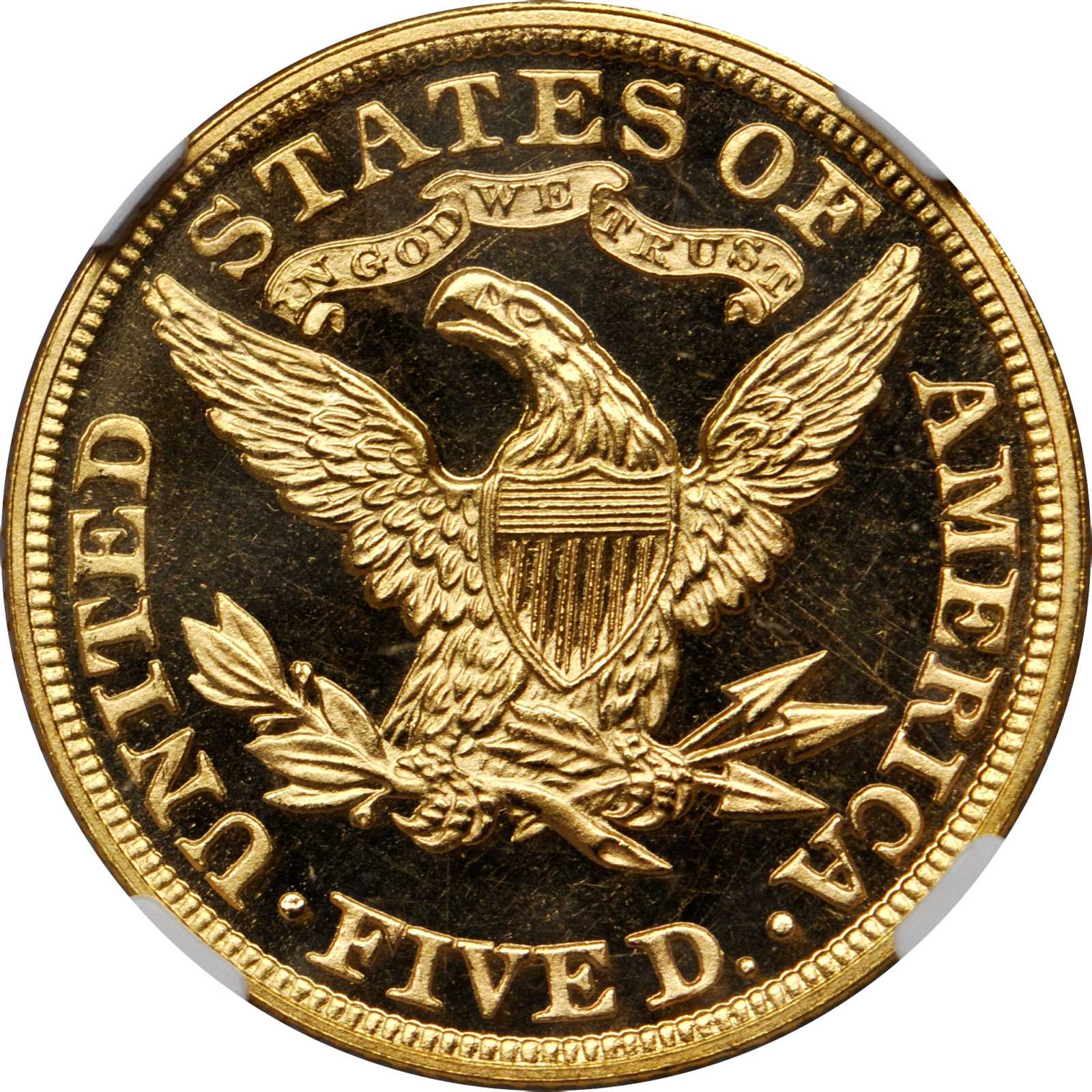 image for: 1882 Liberty Head Half Eagle. Proof-66 Ultra Cameo (NGC).
