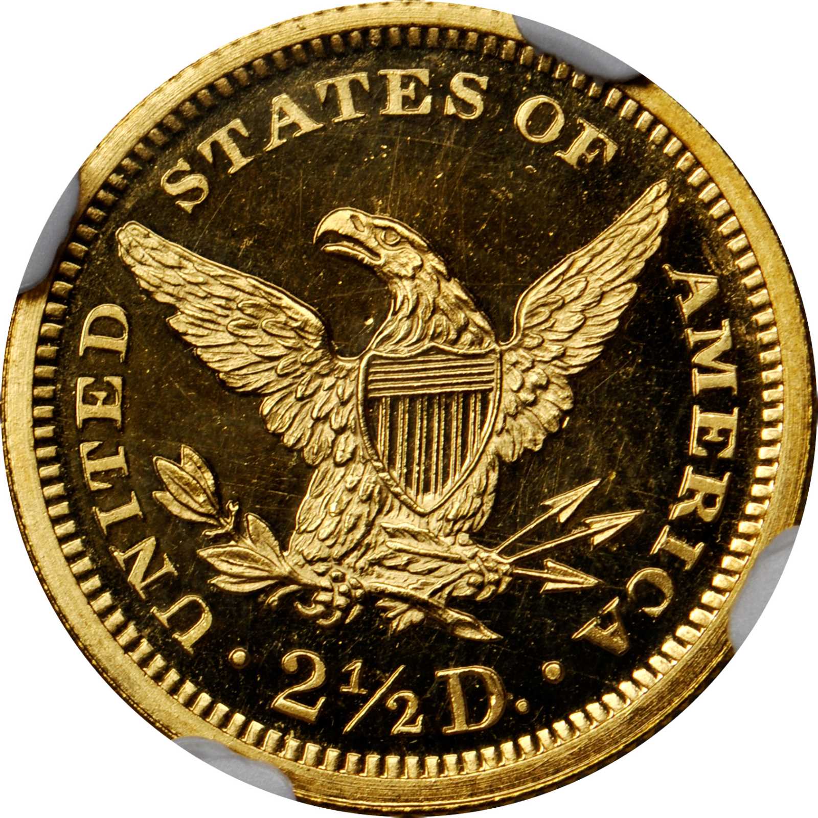 image for: 1876 Liberty Head Quarter Eagle. Proof-67 Ultra Cameo (NGC).
