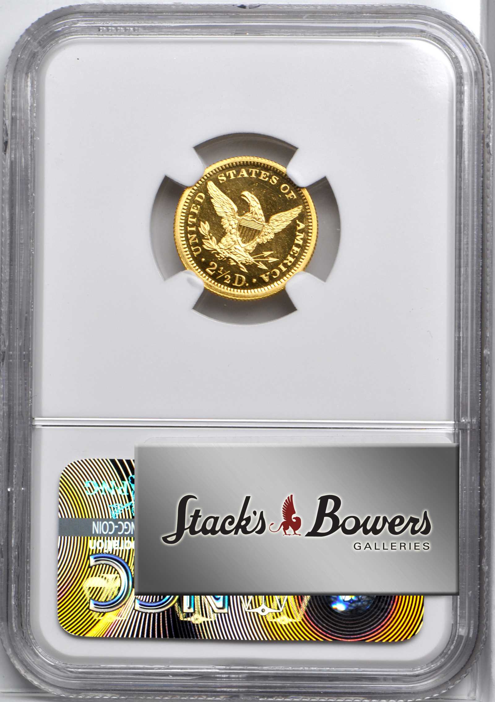 image for: 1876 Liberty Head Quarter Eagle. Proof-67 Ultra Cameo (NGC).