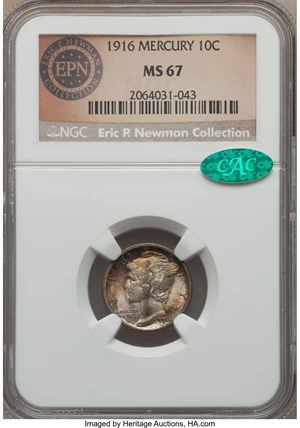 image for: 1916 10C MS67 NGC. CAC....