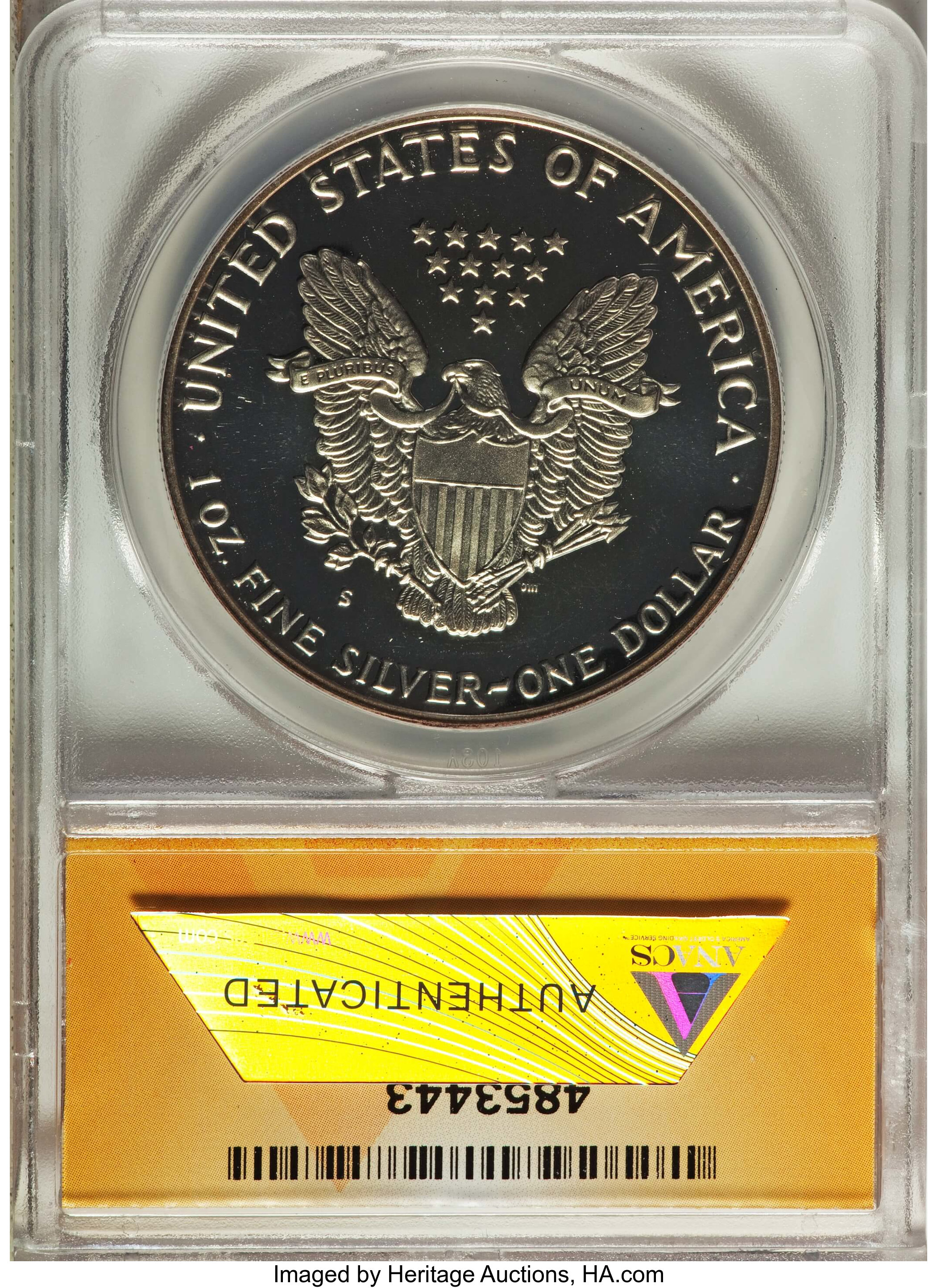 1987-S $1  Silver Eagle PR DCAM PR64 DCAM thumbnail 14