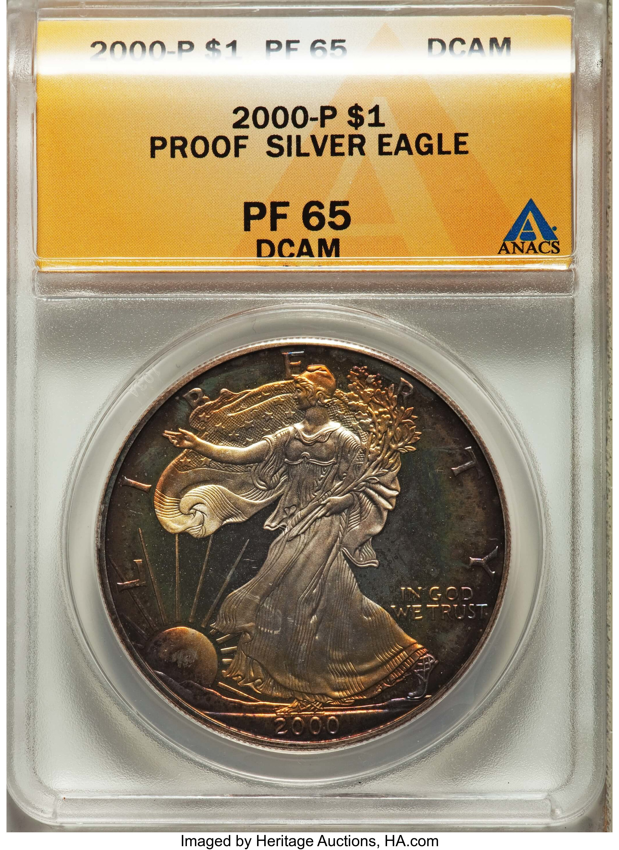 1987-S $1  Silver Eagle PR DCAM PR64 DCAM thumbnail 15