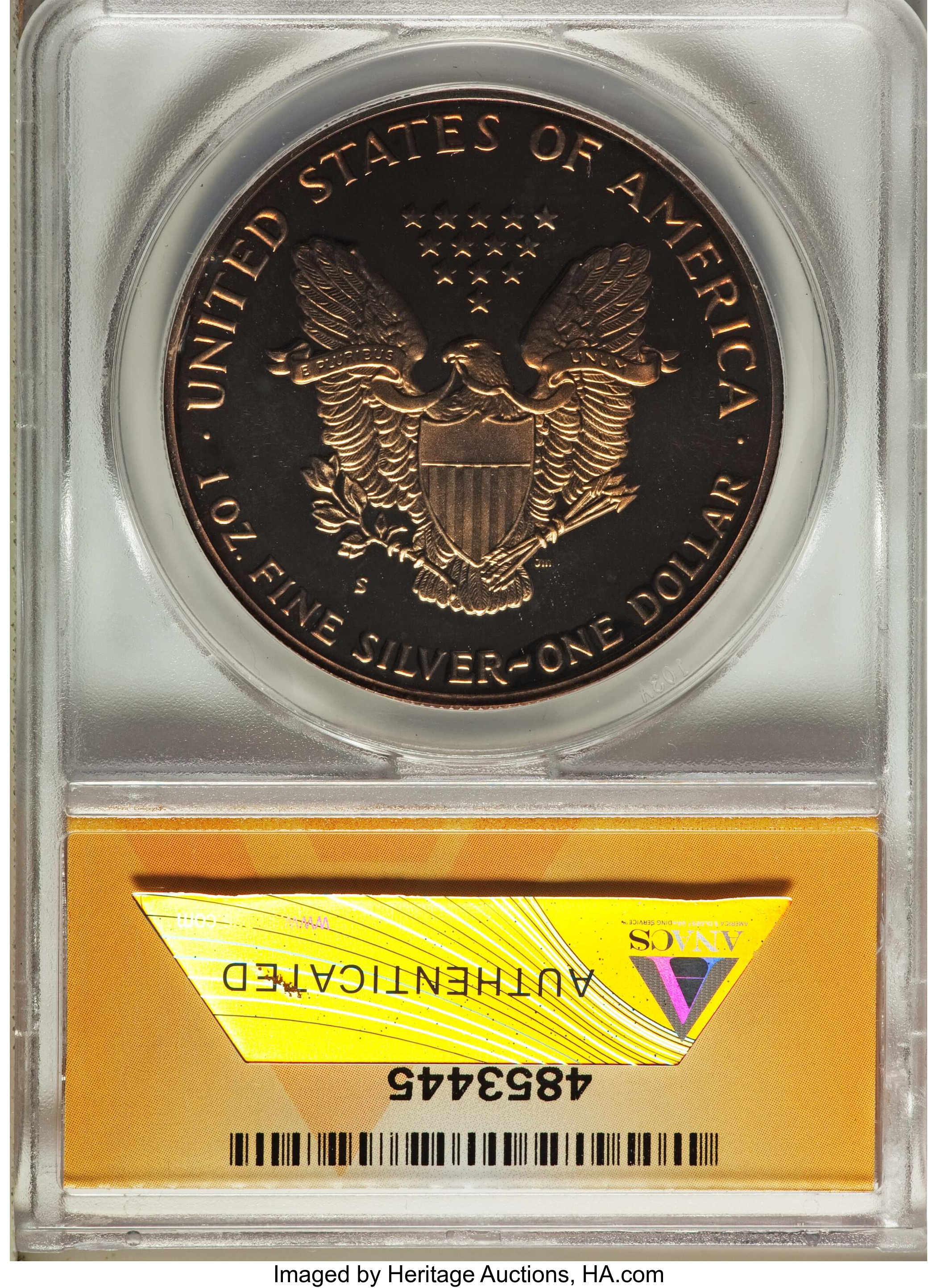 1991-S $1  Silver Eagle PR DCAM PR64 DCAM thumbnail 6