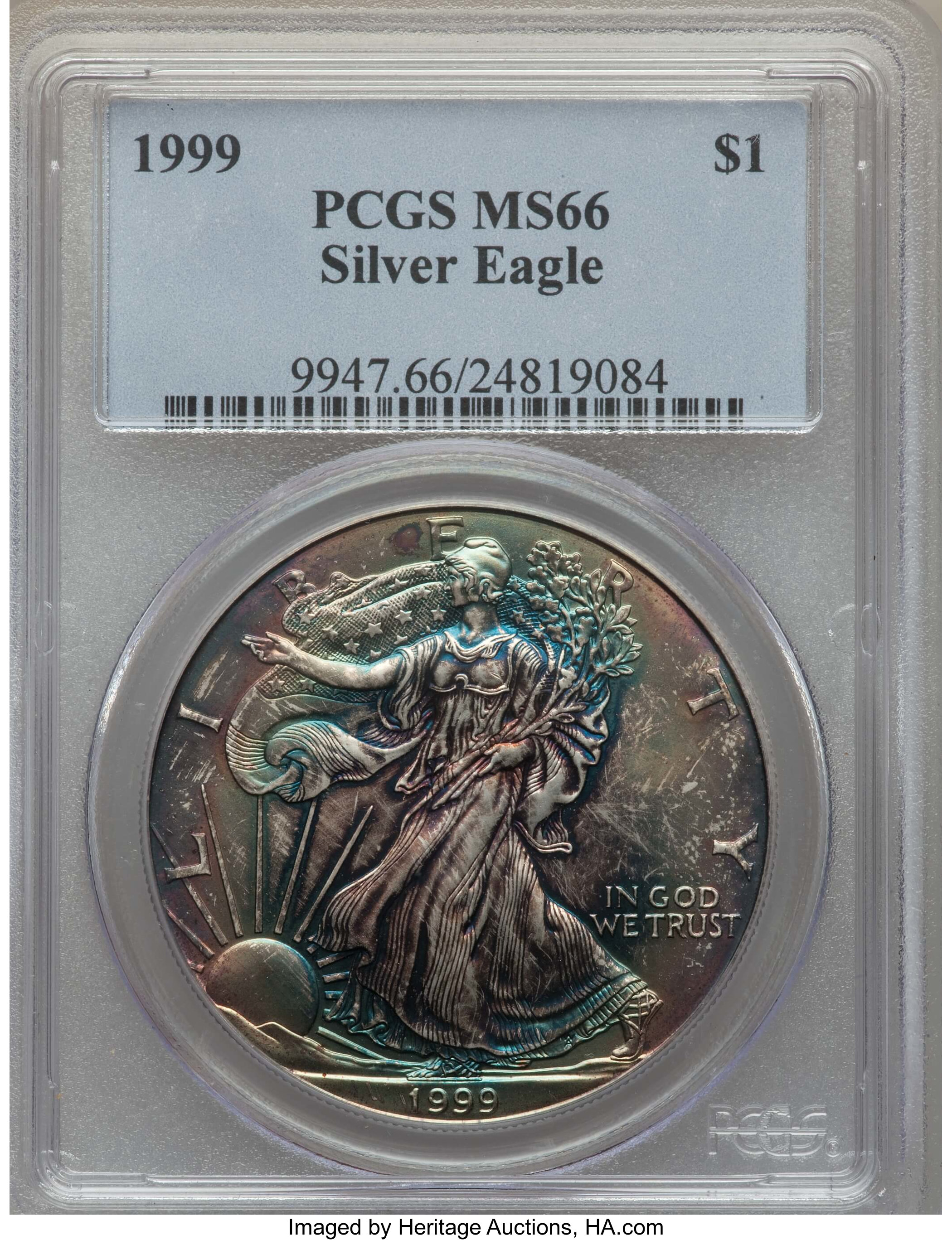 1998 $1  Silver Eagle MS63 thumbnail 8