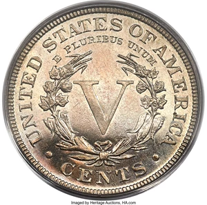 image for: 1896 5C PR67 PCGS. CAC....