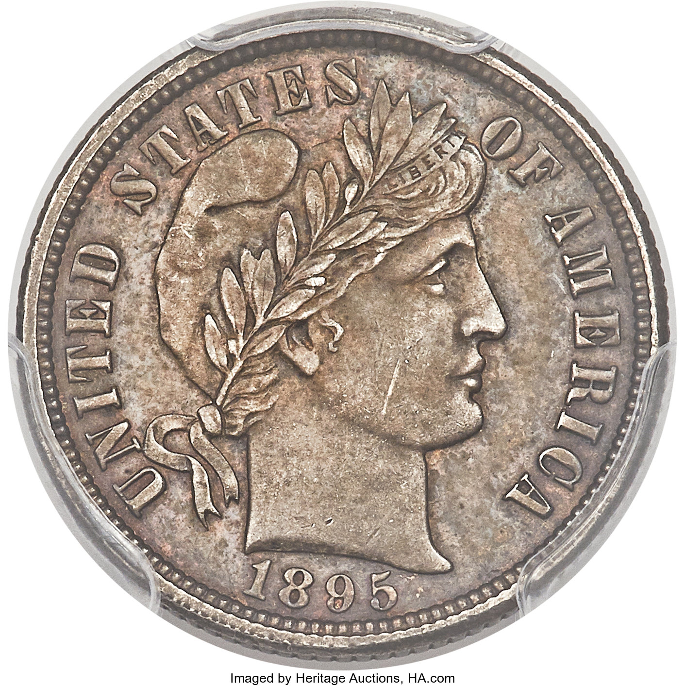 1895-O 10C AU58 PCGS. ...