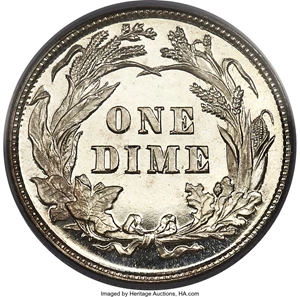 image for: 1899 10C PR67 Deep Cameo PCGS. CAC....