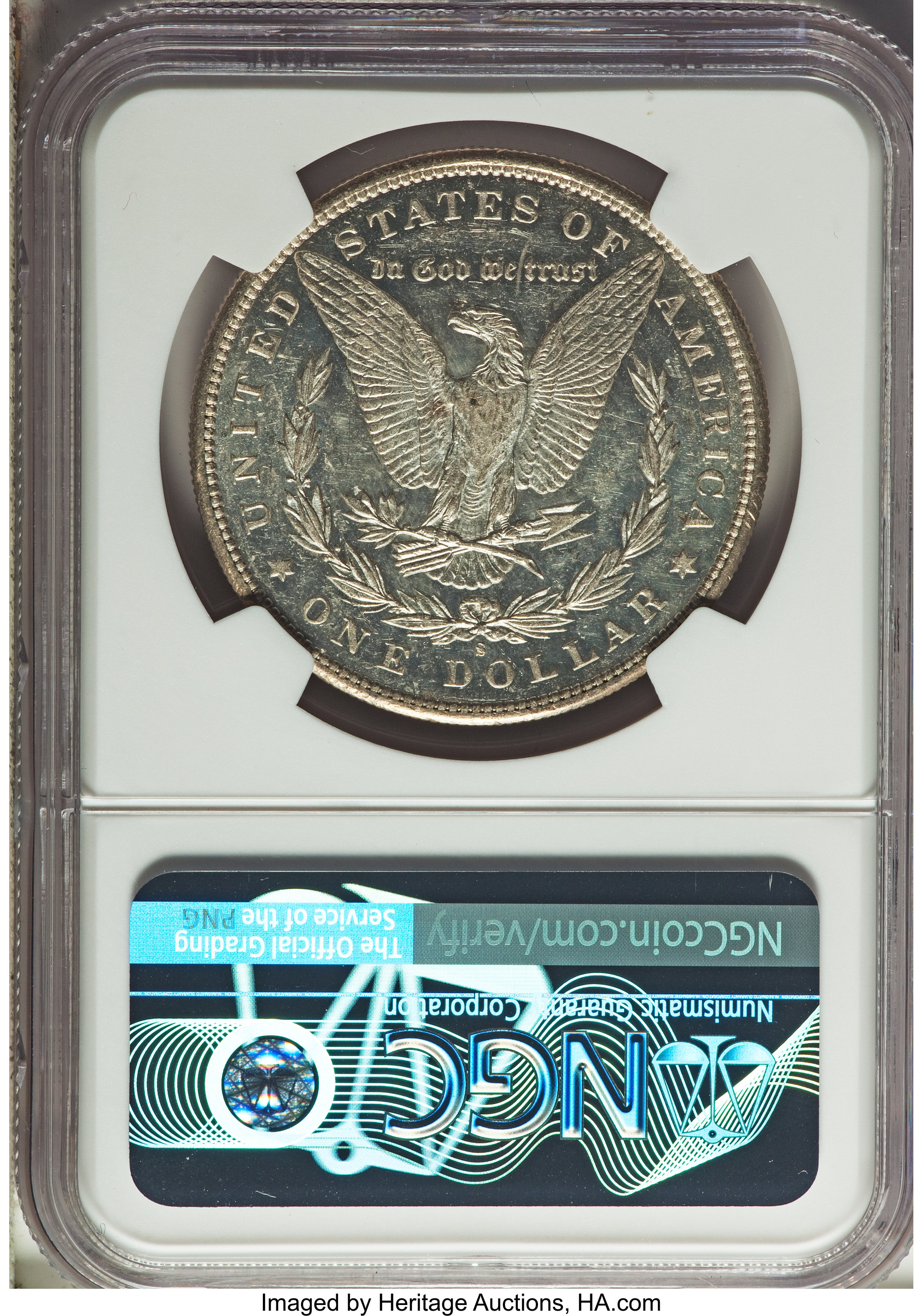 1897-S $1  MS PL AU58 PL thumbnail 4
