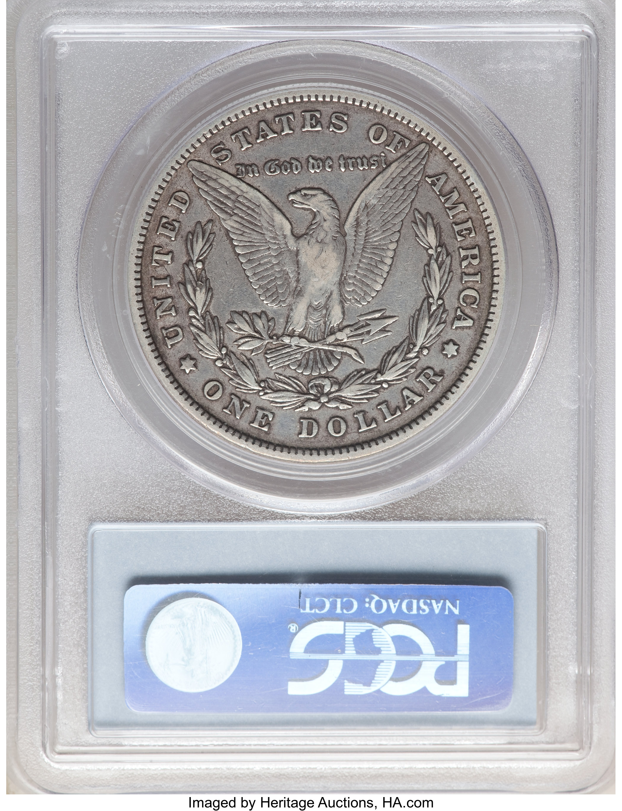 1878 8TF $1  Wild Lips, VAM-14.16 VF30 CAC thumbnail 2