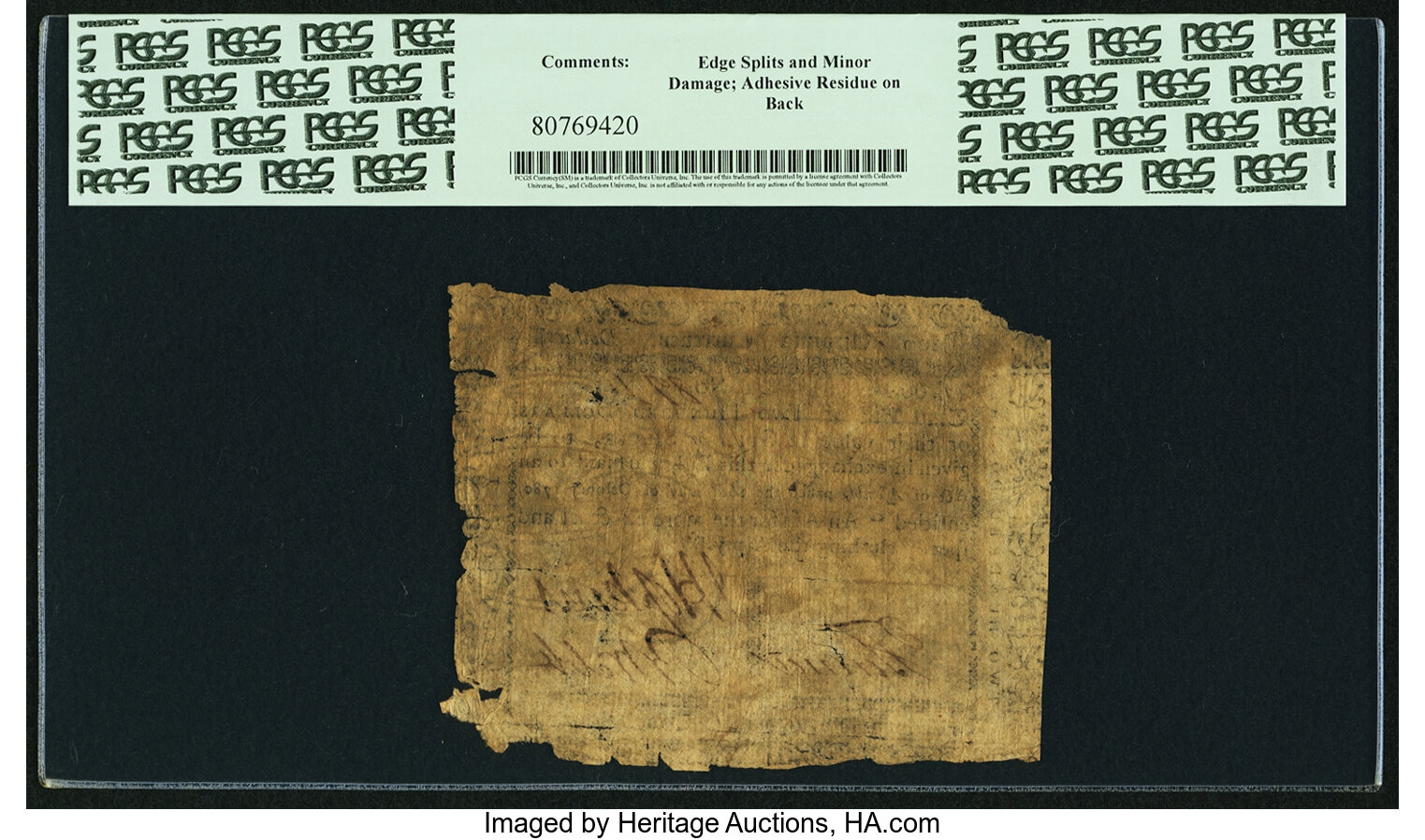 image for: Virginia October 16, 1780 $200 "clothing the Army" Fr. VA-198. PCGS Fine 12 Apparent....