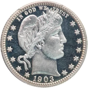 image for: 25C 1903 PCGS PR67 DCAM CAC