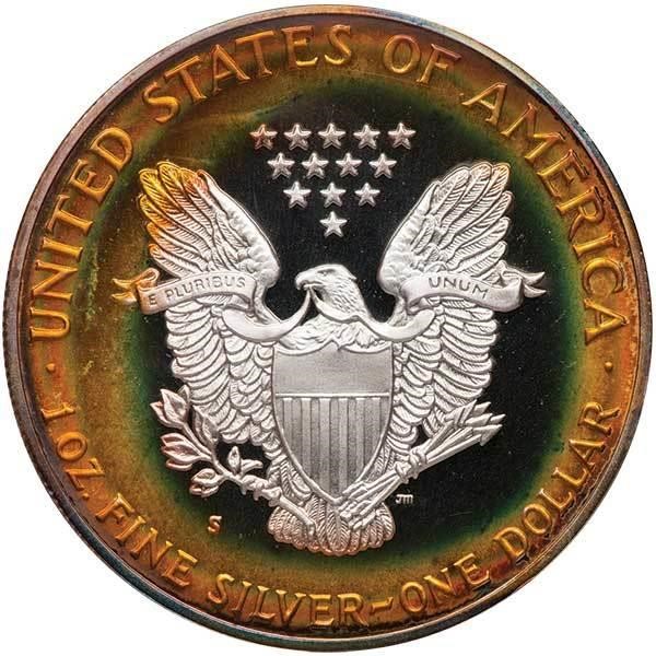 1986-S $1  Silver Eagle PR DCAM PR64 DCAM thumbnail 18