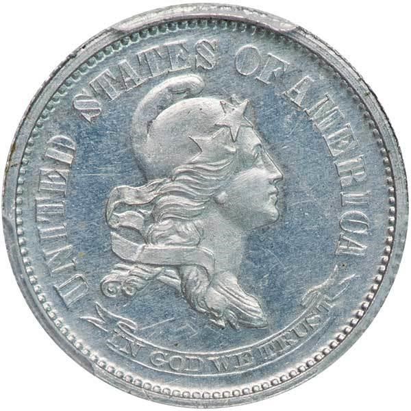 image for: 10C 1869 J-700. PCGS PR63 CAC
