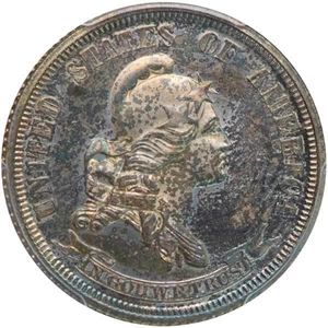 image for: 25C 1869 J-721. PCGS PR64 CAC