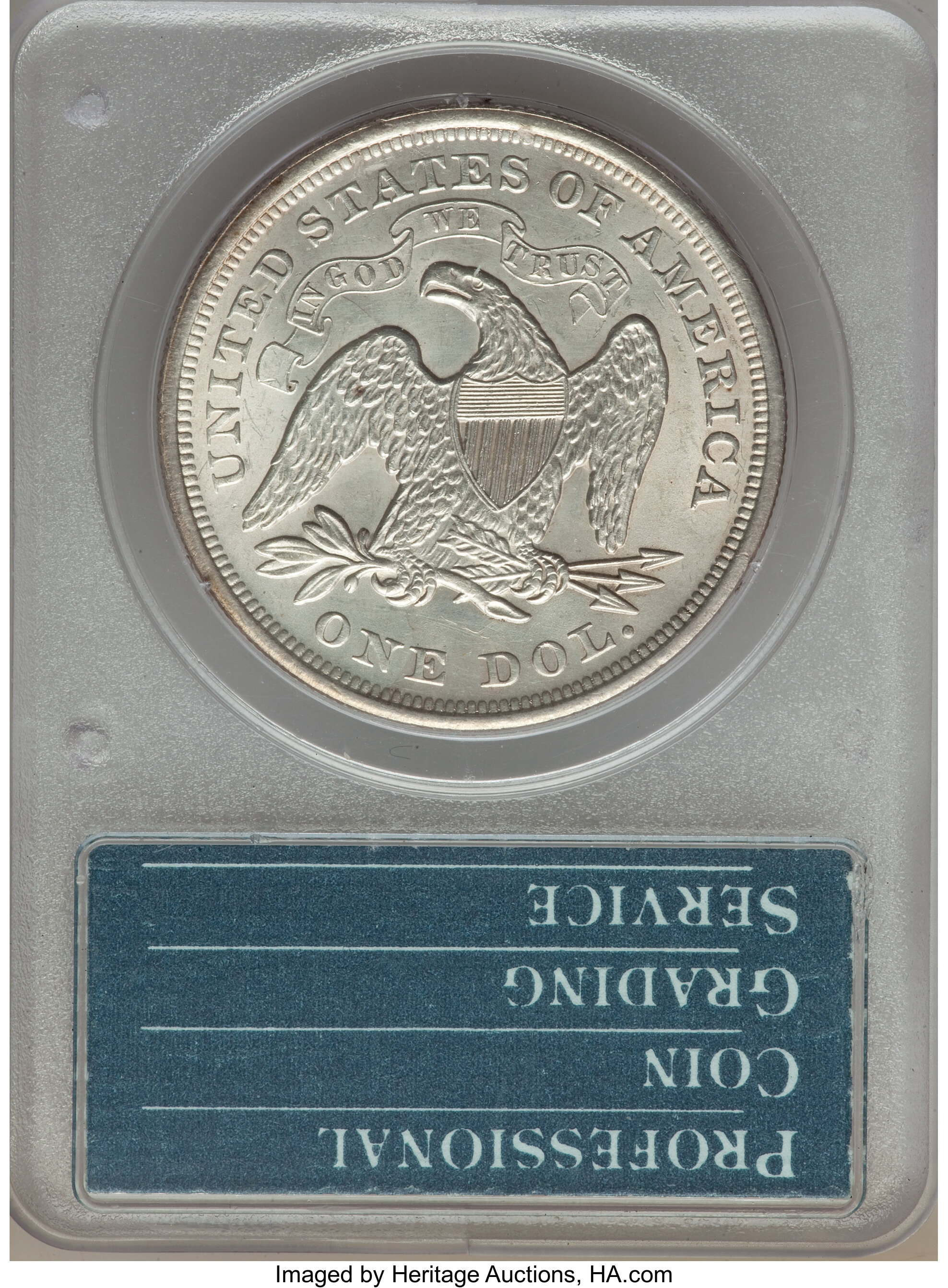 1872 $1 MS61 thumbnail 4