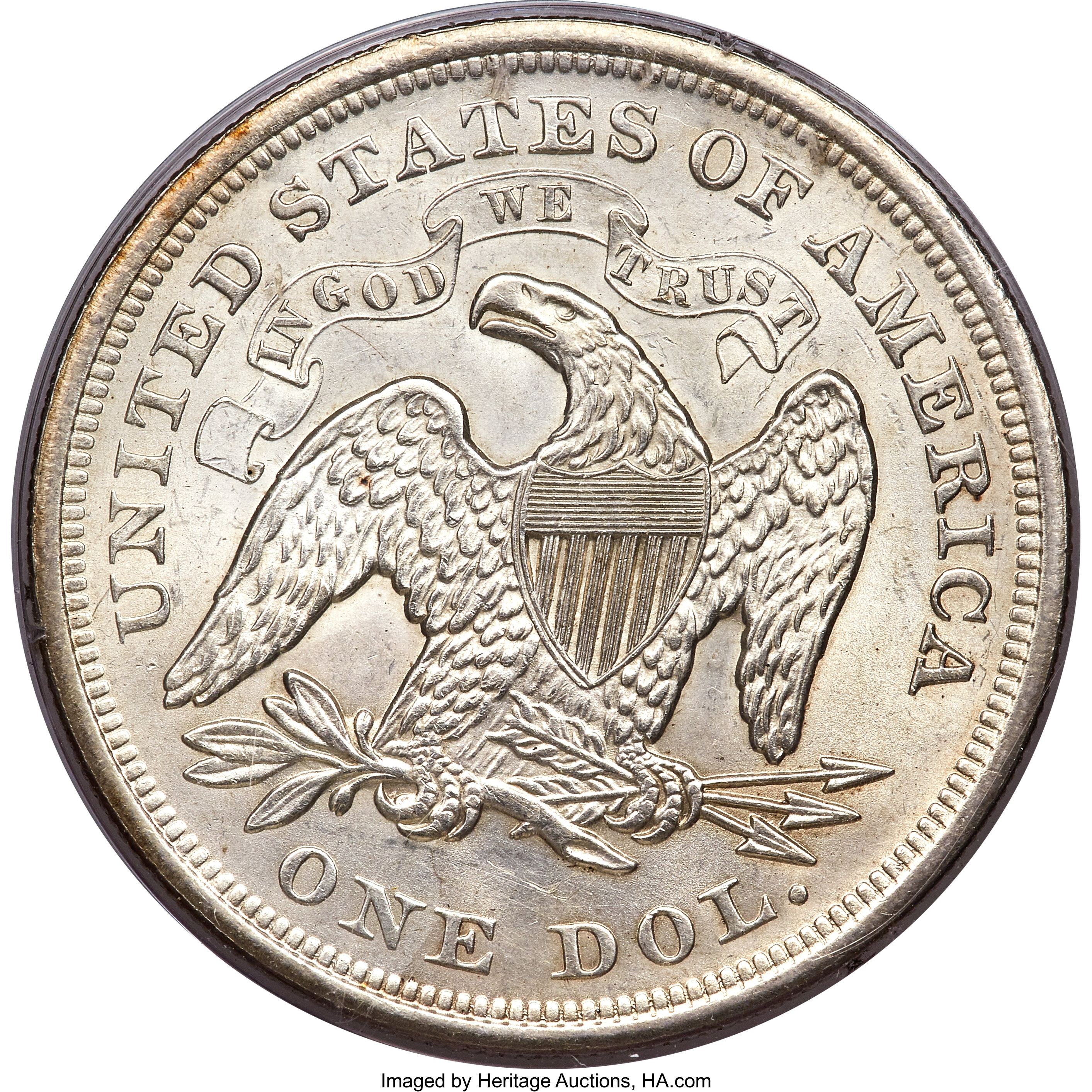 1872 $1 MS61 thumbnail 5