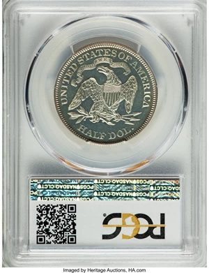 image for: 1876 50C PR66 Deep Cameo PCGS....
