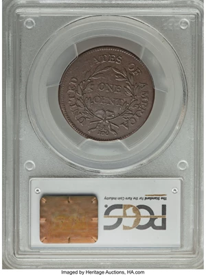 image for: 1795 1C Plain Edge, S-77, B-6, R.3, VF35 PCGS....