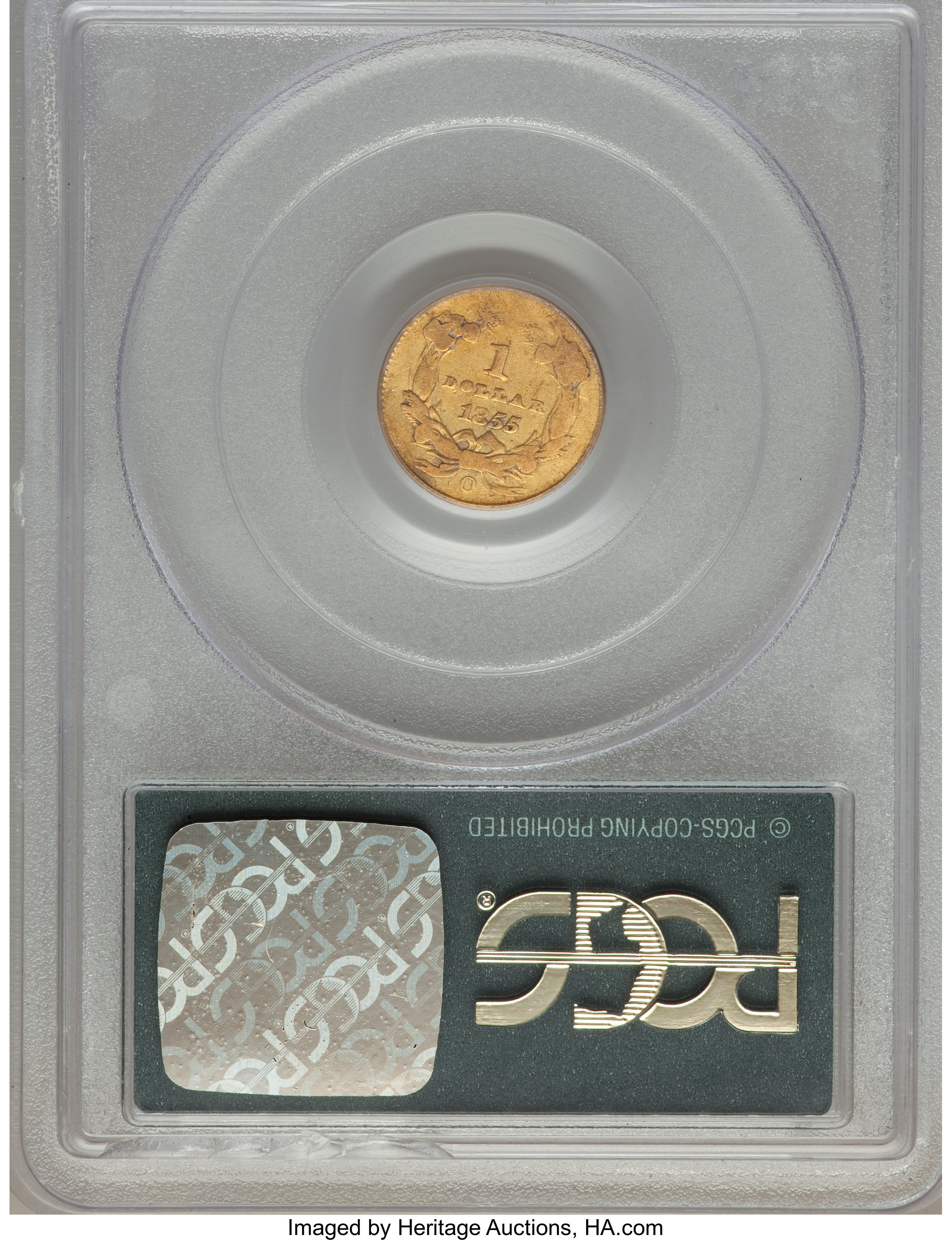 Liberty Gold Dollar G$1 Type 2, 1854-1856 [Type] VF25 thumbnail 16