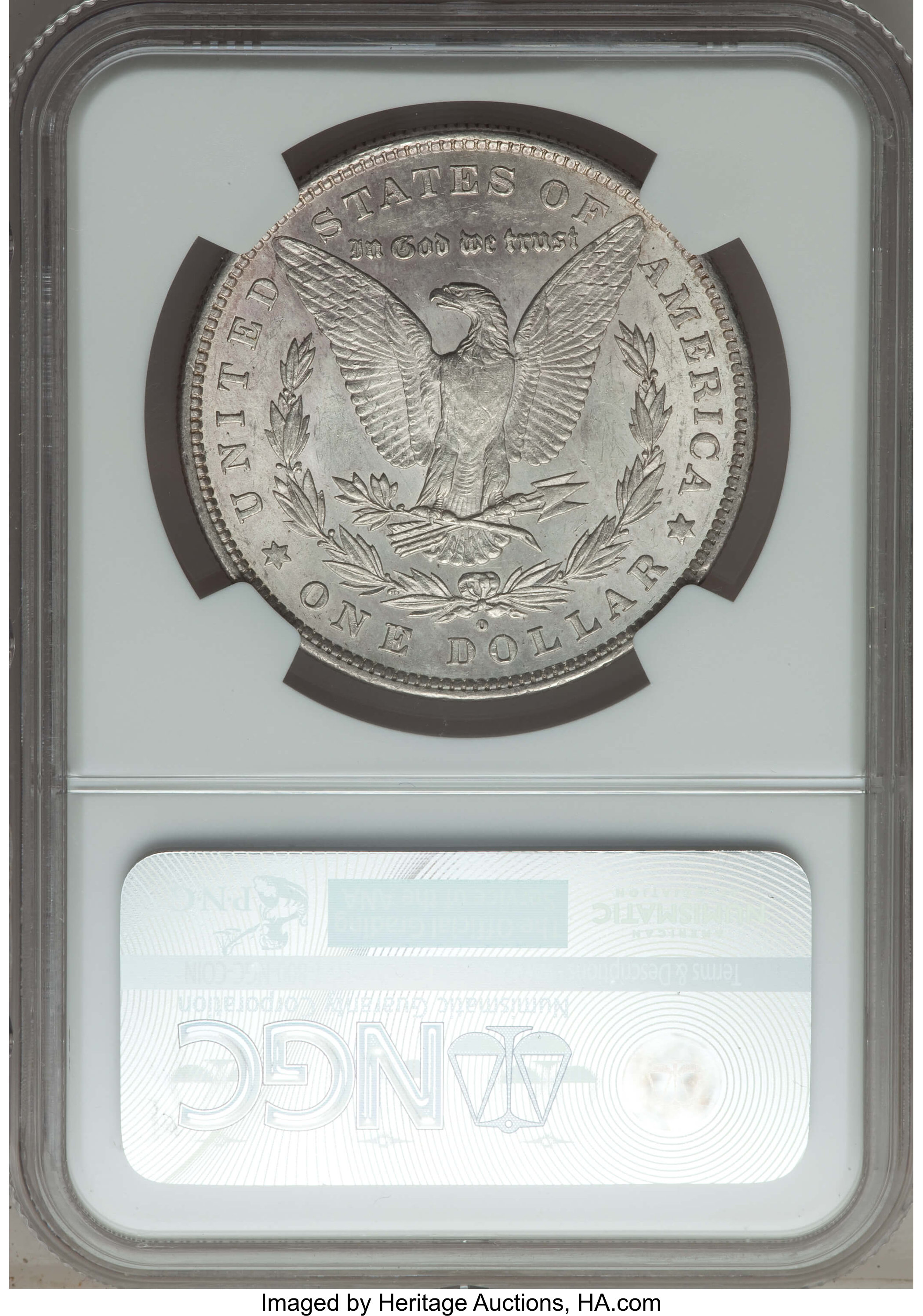 1880-O $1  Hangnail, VAM-48 MS60 thumbnail 3