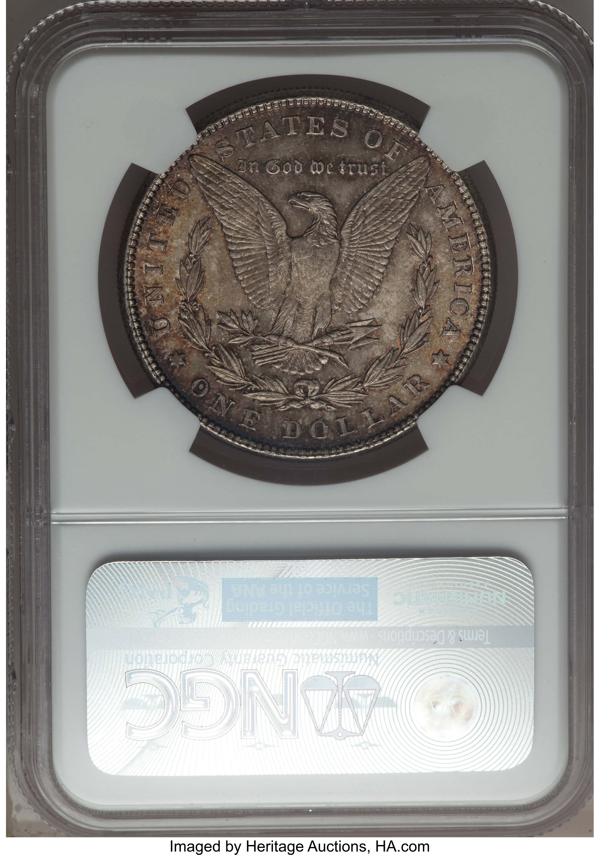 1886 $1  Misplaced Date, 8 Below M, VAM-21 MS63 thumbnail 14
