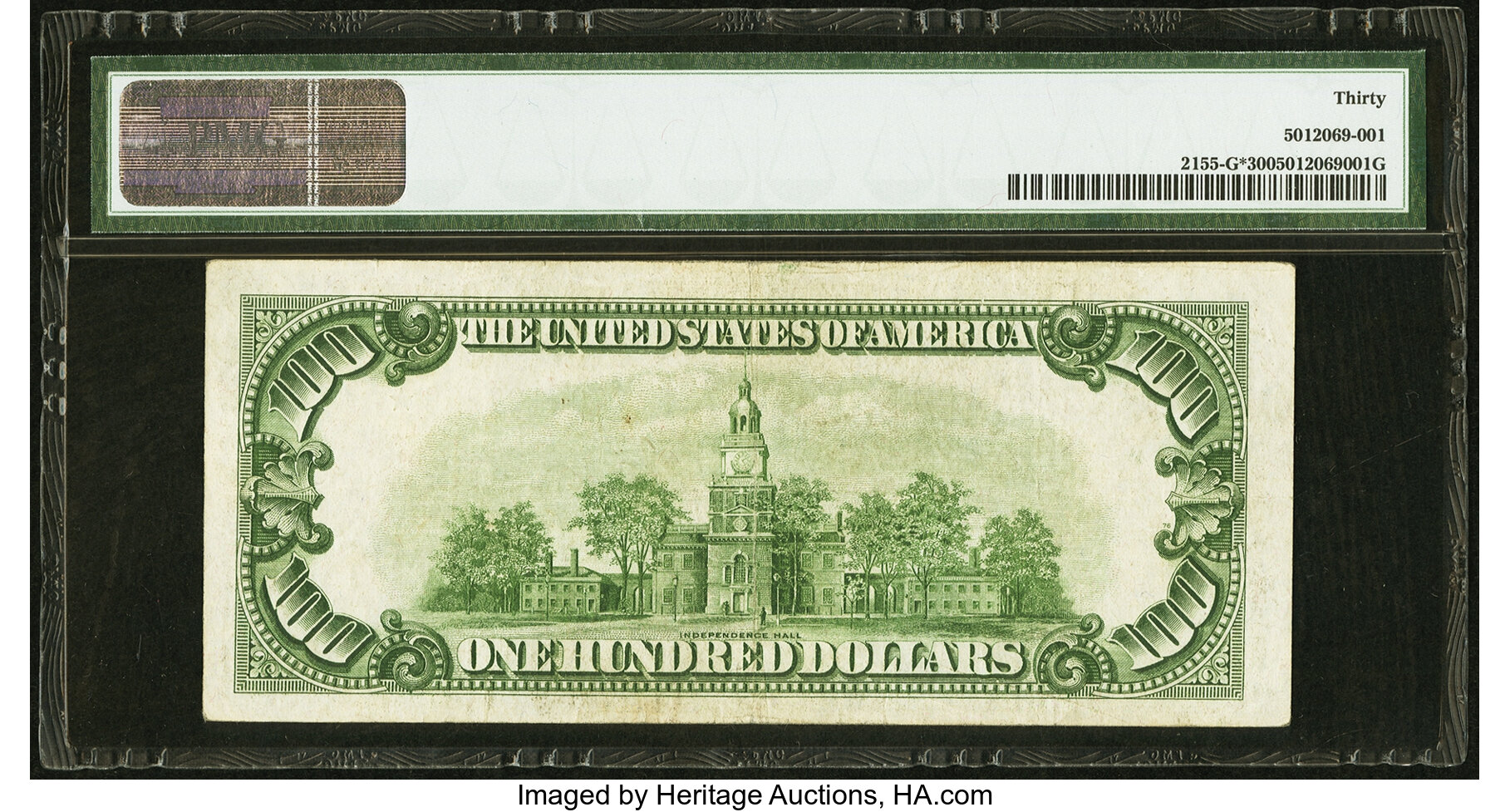 image for: Fr. 2155-G* $100 1934C Federal Reserve Note. PMG Very Fine 30....