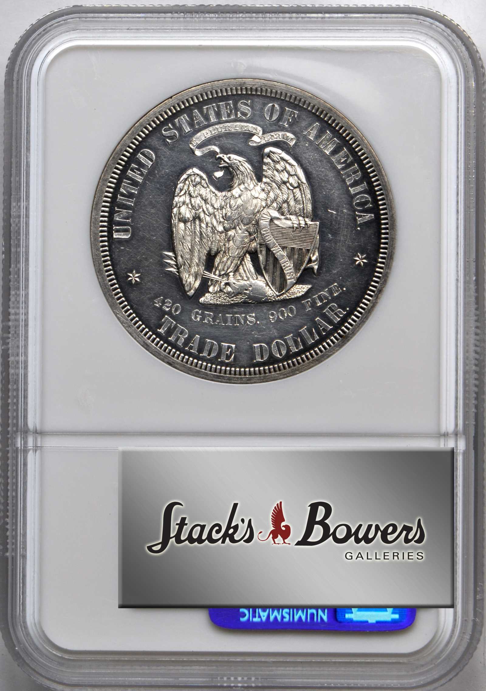 1873 $1  Seated Liberty AU55 thumbnail 10