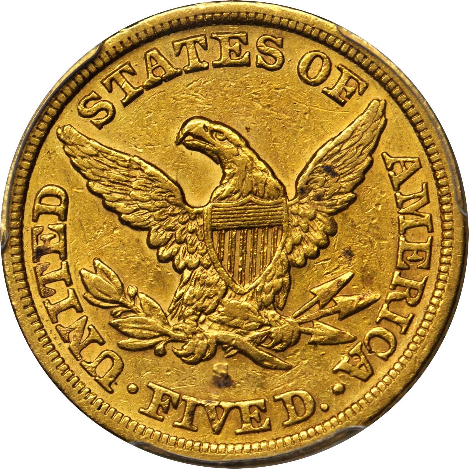 image for: 1862-S Liberty Head Half Eagle. AU-50 (PCGS).
