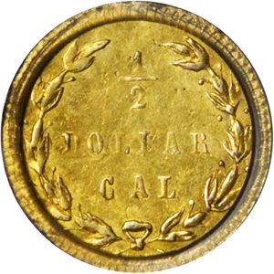 image for: 1876 Round 50 Cents. BG-1038. Rarity-4. Indian Head. AU-50 (PCGS).