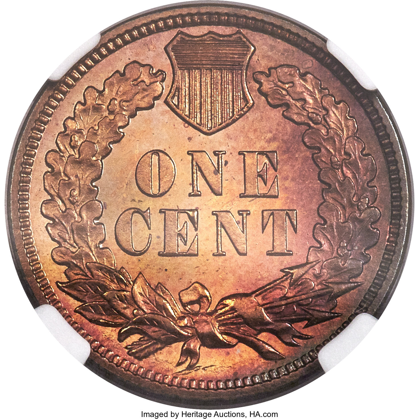 image for: 1897 1C PR66 Red and Brown Ultra Cameo NGC....