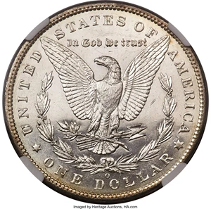 image for: 1897-O $1 MS63 Prooflike NGC....