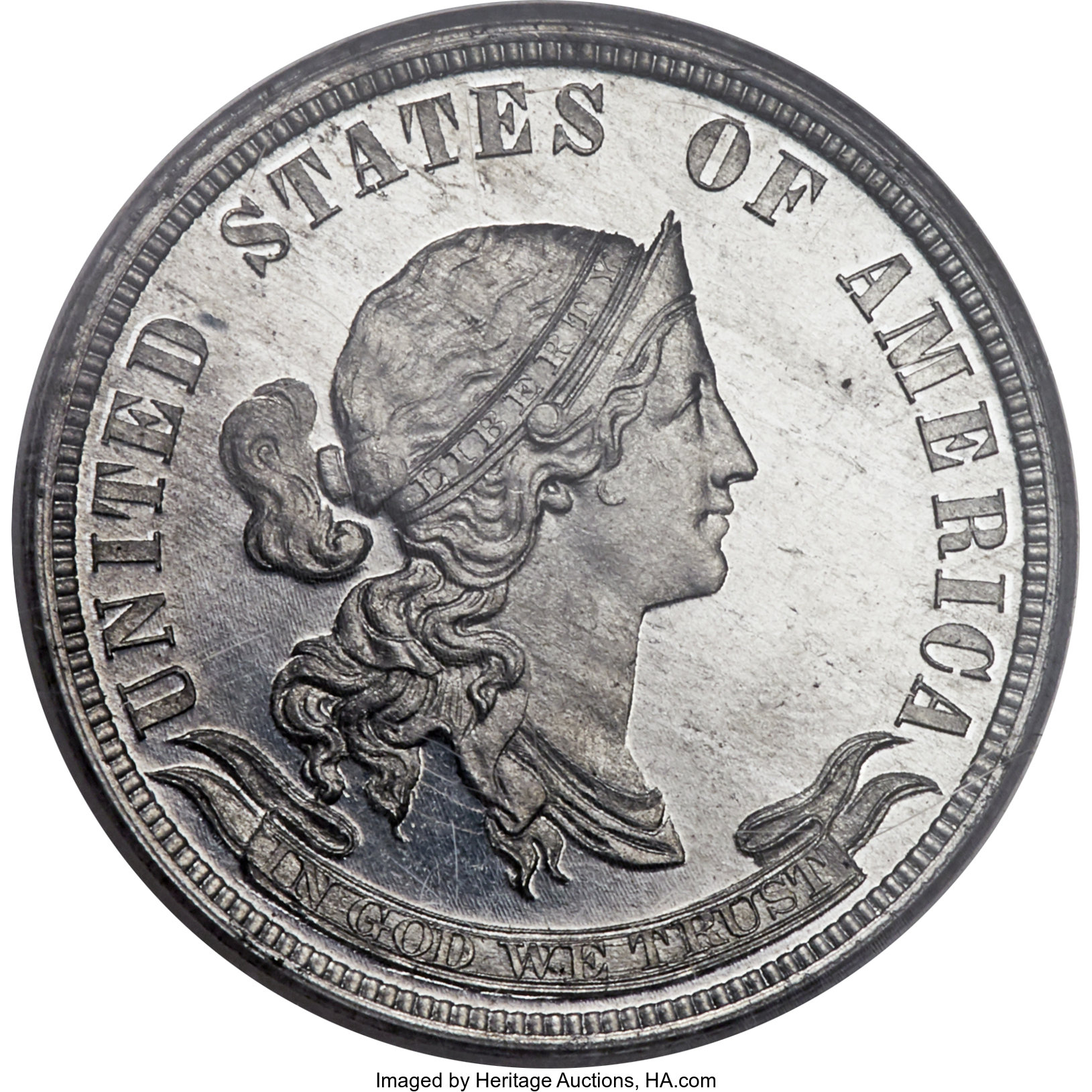 image for: 1869 25C Standard Silver Quarter Dollar, Judd-731, Pollock-812, High R.7, PR65 PCGS. CAC....