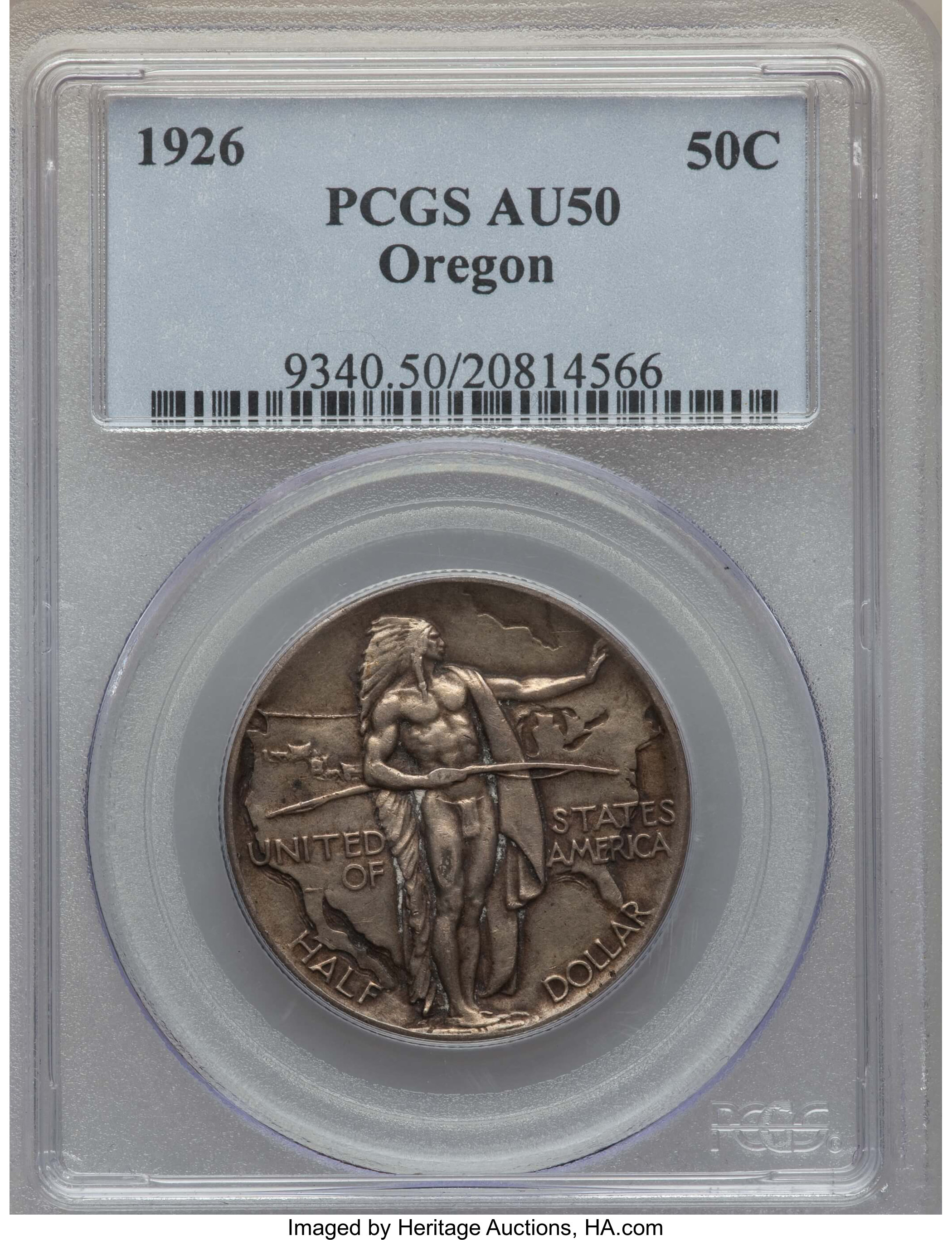 1926 50c Oregon Trail XF40 thumbnail 5