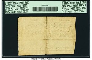 image for: Virginia October 5, 1778 $50 PCGS Apparent Very Fine 25....