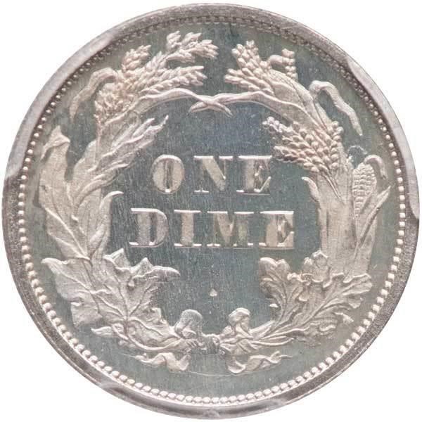 image for: 10C 1871 PCGS PR64 CAM