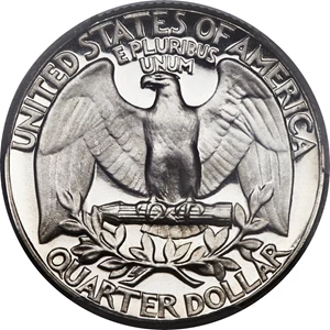 image for: 1950 25C PR65 Deep Cameo PCGS....