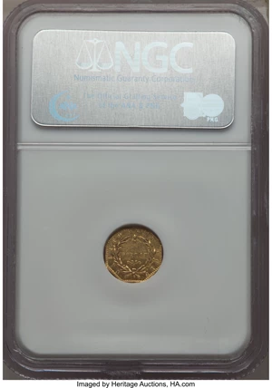 image for: 1876 $1 Indian Octagonal 1 Dollar, BG-1116, High R.6, MS61 NGC....