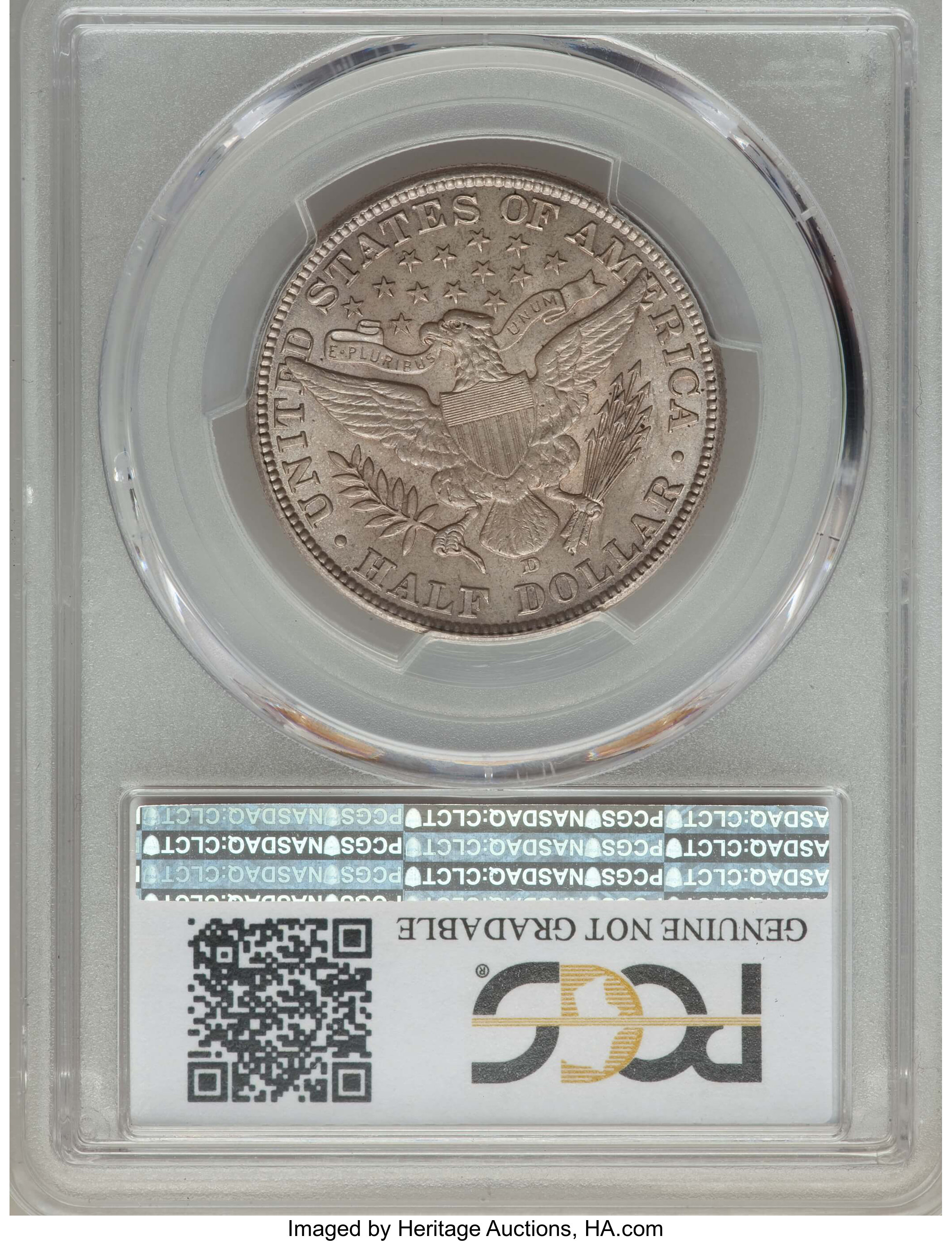 1912-D 50c MS60 thumbnail 2