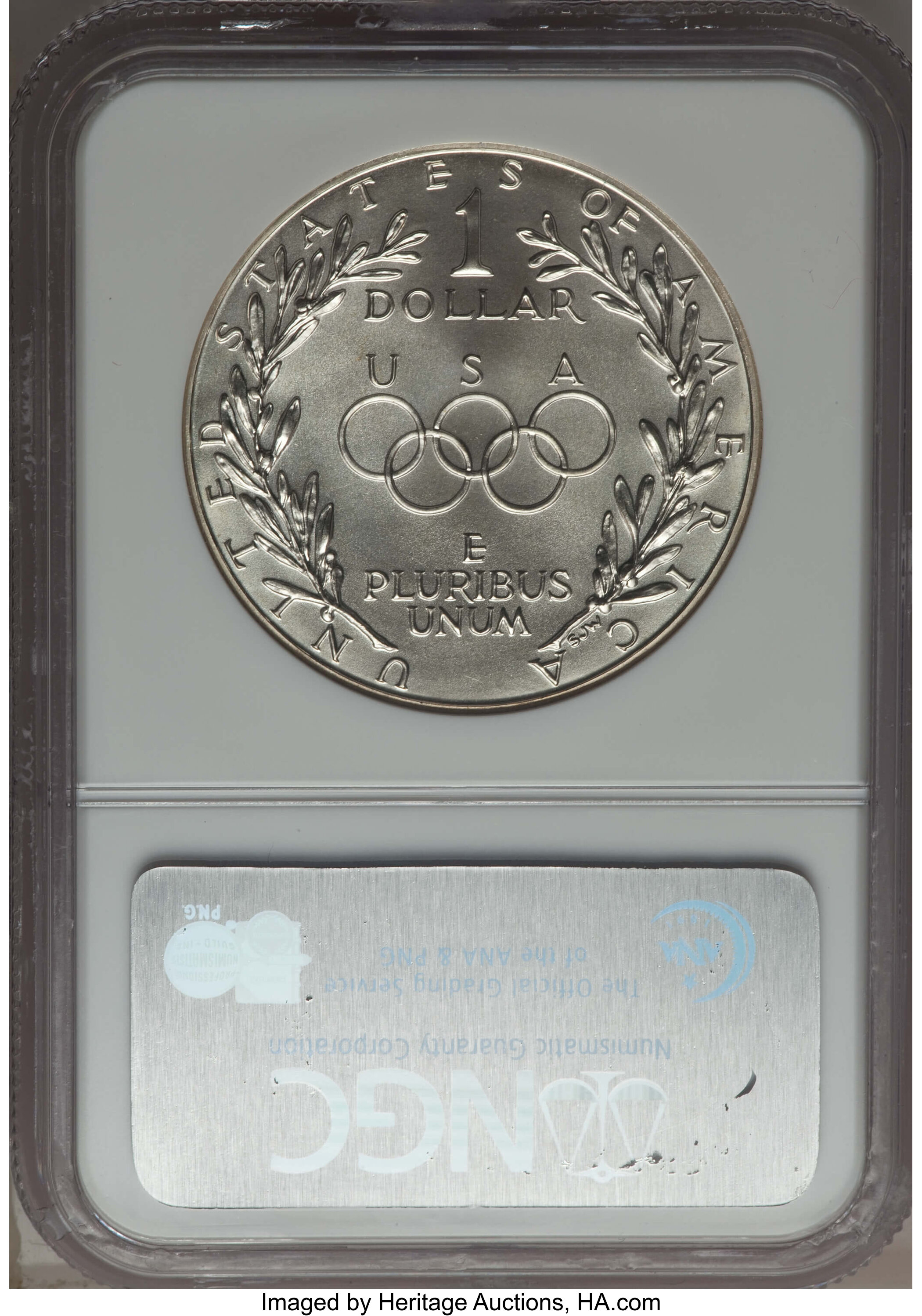 1988-D S$1 Seoul Olympiad MS70 thumbnail 8