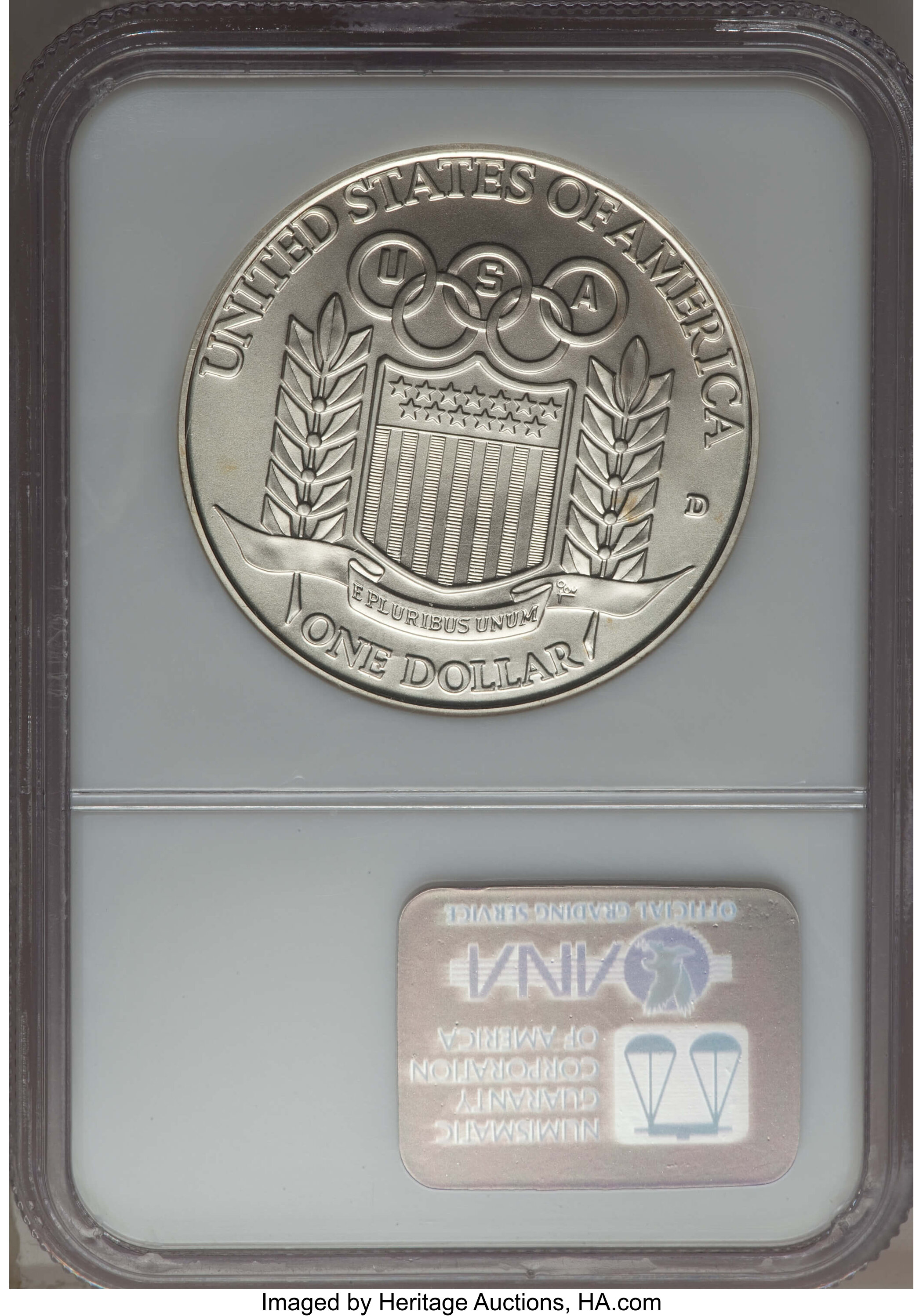 1992-D S$1 XXV Olympics Baseball OGP thumbnail 10