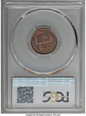image for: 1909 1C Lincoln MS66 Brown PCGS. PCGS Population: (9/0). NGC Census: (13/1). Mintage 72,702,616. ...