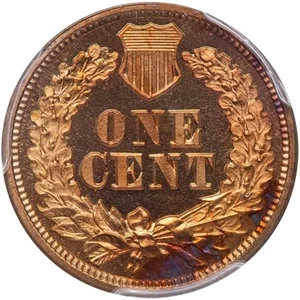 image for: 1C 1863 PCGS PR65 CAM